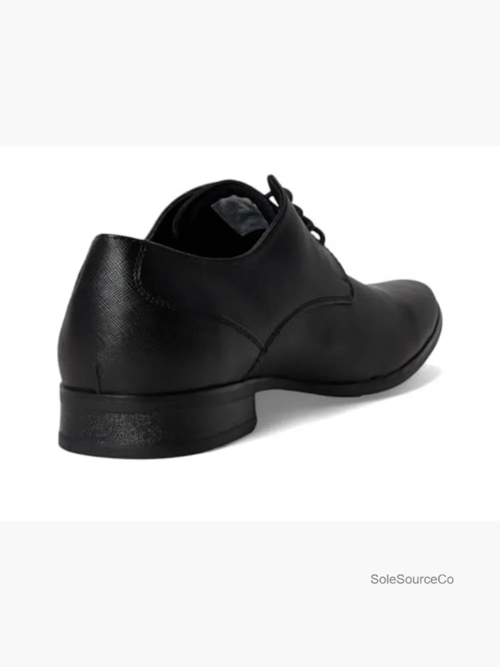 Men's Leather Lace-Up Oxford Dress Shoes, Cushioned Insole, Flexible Sole